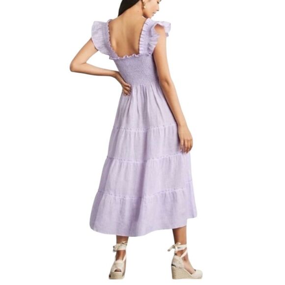 Hill House Home Ellie Nap Dress Lilac Stripe XXS - Picture 2 of 7